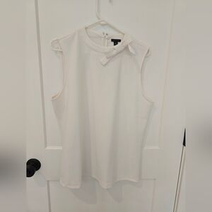 Ann Taylor sleeveless bow top
